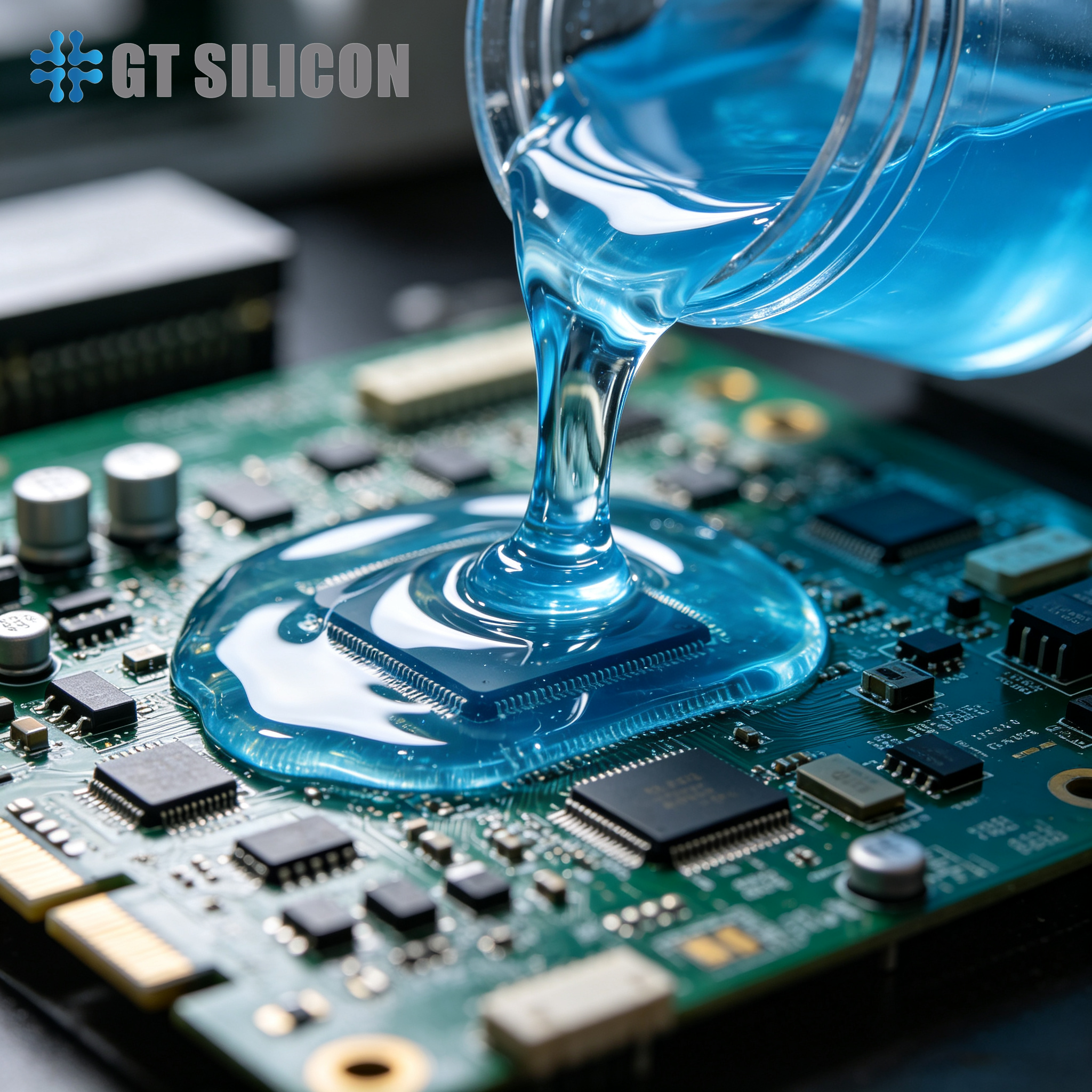 Silicone Rubber Liquid RTV2 for Industrial Electronic PCB Board